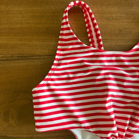 OshKosh Red White & Blue 4th of July Swimsuit Girls' 12 - Picture 4 of 11